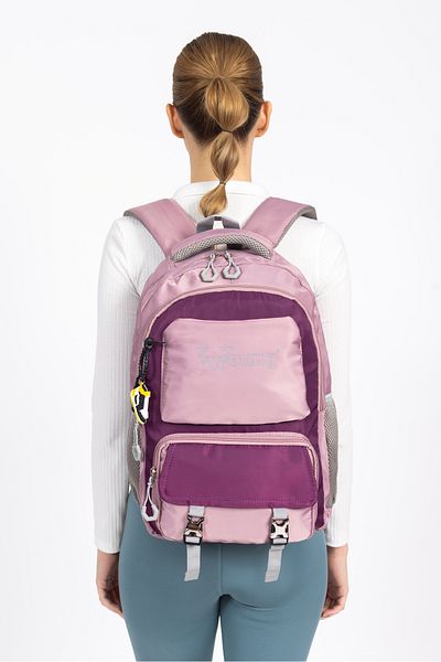Necati Çanta Lightweight School Backpack Compatible with City Life – Maximum Practicality in Daily Use Powder