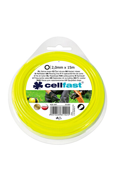 Cellfast Γραμμή κοπής θαμνοκοπτικού 2.0Mm / 15M
