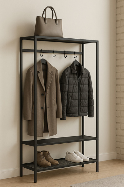 CD NAZ PORTMANTO Askılık Ayakkabılık Kıyafetlik Kapı Arkası Portmanto Metal Askılık