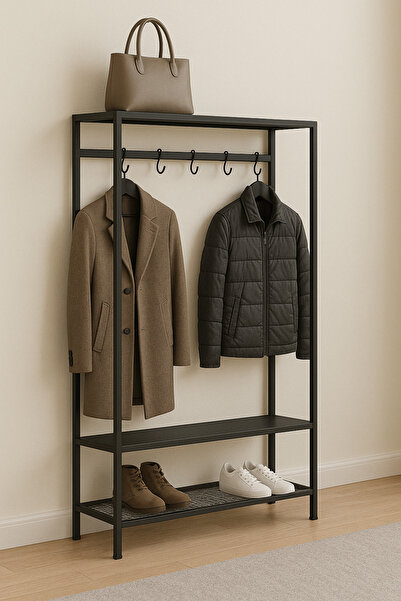 CD NAZ PORTMANTO Askılık Ayakkabılık Kıyafetlik Kapı Arkası Portmanto Metal Askılık