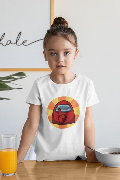 SEVBANO Tricou pentru copii unisex cu jocuri imprimate Among Us (vârsta 1-12)