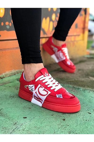 merland benvecocuk Red Men's Casual Shoes