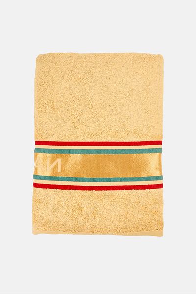 Nautica Textured Bath Towl, Orange