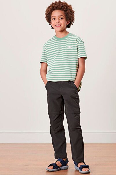 Tchibo Kids Boy Solid Functional Pants, Anthracite