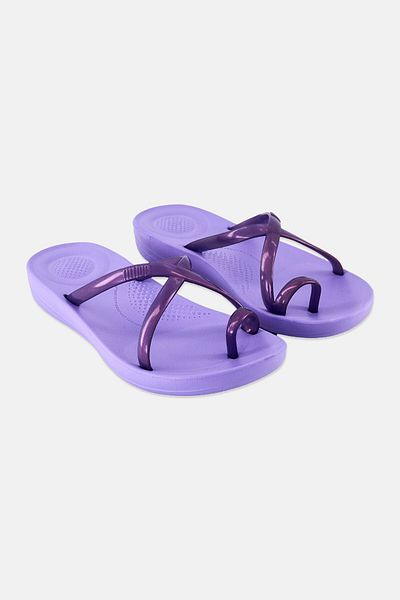 Fitflop Women Iqushion Wave Slip On Slipper, Lavender
