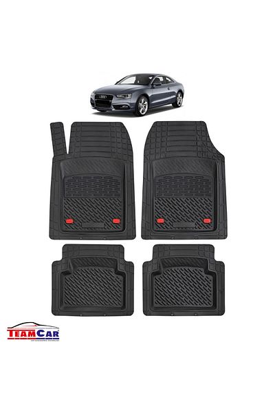 TEAMCAR ® Car Mats Tray Type Compatible with Audi A5 8T Coupé (2007–2016)