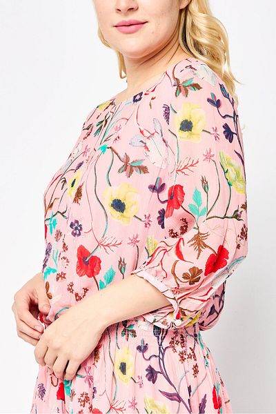 Gant Women Floral Print Midi Casual Dress, Multicolor