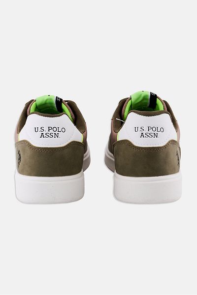 U.S. Polo Assn. Men Textile-Eco Nubuck Lace Up Casual Shoes, Multicolor