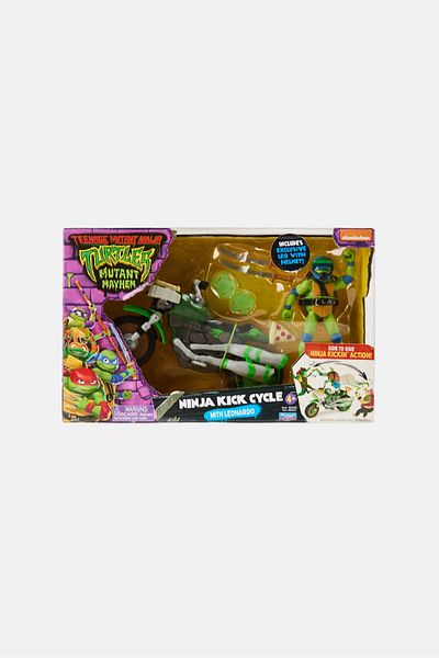 Teenage Mutant Ninja Turtles Ninja Kick Cycle Playset Action Figure
