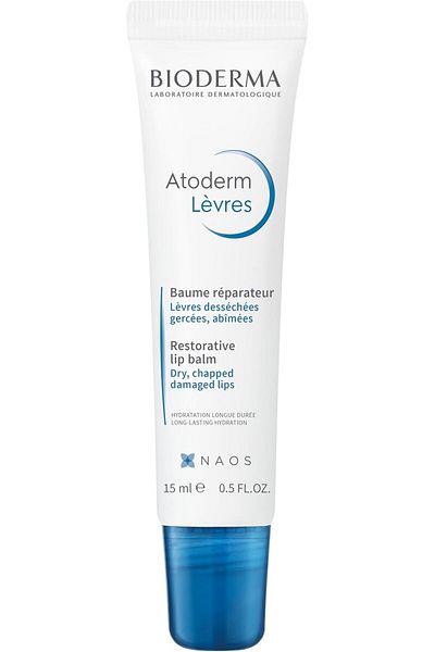 Bioderma Atoderm Restorative Lip Balm for Very Dry Sensitive Skin, 15ml