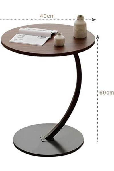 Generic Corner Accent Side Table, Sofa Coffee Table, Nightstand, Sofa Side Snack Table, Bedside End Table, L