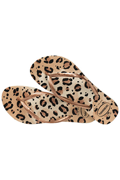 Havaianas Slim Animals Women's Yellow Slippers - 4103352