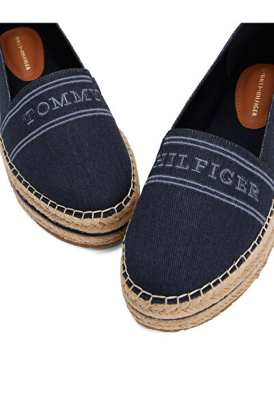 Tommy Hilfiger Tommy Hilfiger Women Space Blue Denim Platform Espadrilles