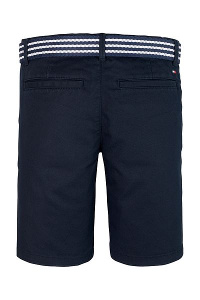 Tommy Hilfiger Boys Dark Night Navy Woven Belted Shorts