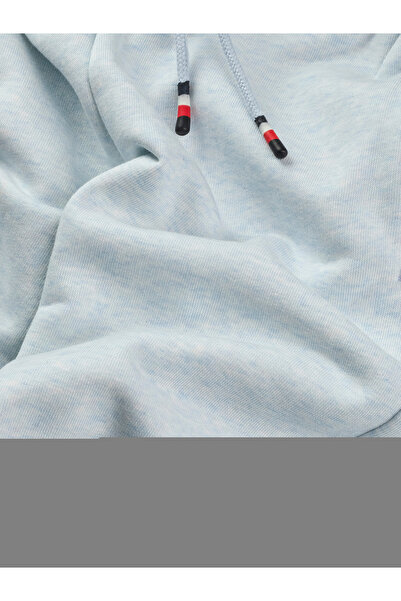 Tommy Hilfiger Boys Breezy Blue Heather Varsity Sweatshort