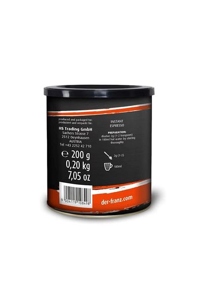 Der-Franz Der-Franz Espresso Instant Coffee, 200g