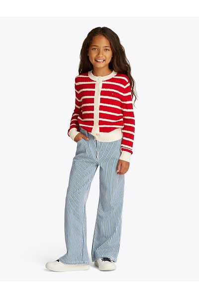 Tommy Hilfiger Girls Blue Mabel Stripe Jeans