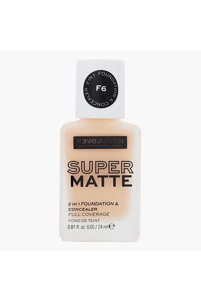 Revolution Relove Super Matte 2-in-1 Foundation and Concealer - 24 ml