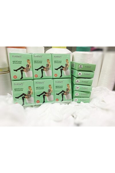 rossey Laptop Elastic Thick (70D) Muss Kaçmaz -Kmk Black(500)-12 Pairs of Socks