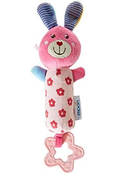 Moon Soft Rattle Plush Toy: Explore the Vibrant Forest with Adorable Animal Characters