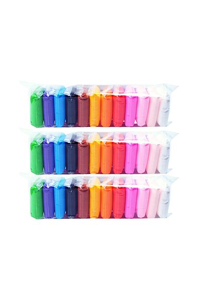 LUDIRO Set Plastilina Inteligenta, 36 Pungi, cu Accesorii de Modelare, Multicolor, + 3 ani