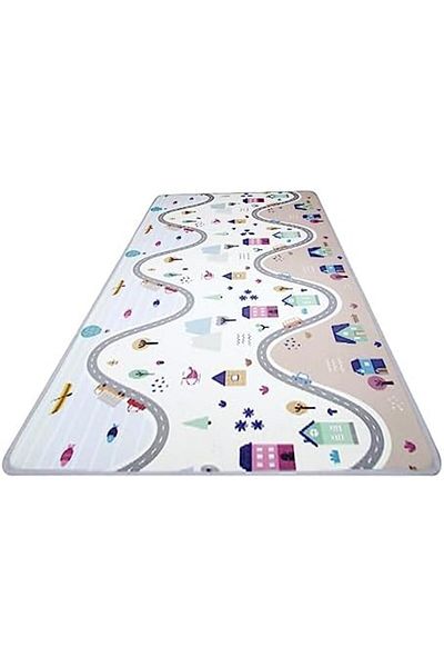 Moon My First Foldable Activity Floor Gym Play/Crawl Mat - Easy to Store & NonSlip Surface - Birthday Gif