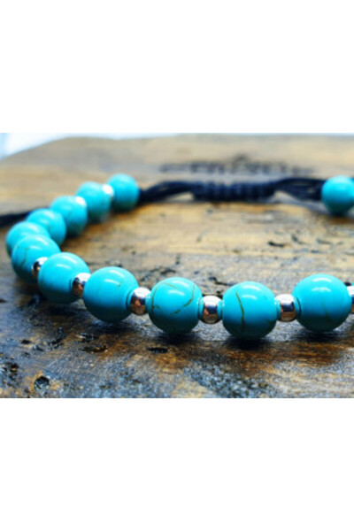 byRetroChique Bracelet byRetroChique turquoise and silver beads
