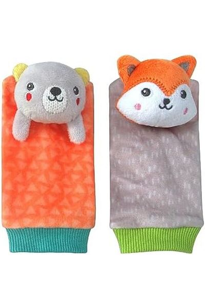 Moon Tiny Tots Foot Rattle: Safe, Soft and Stimulating Socks for Developing Little Toes