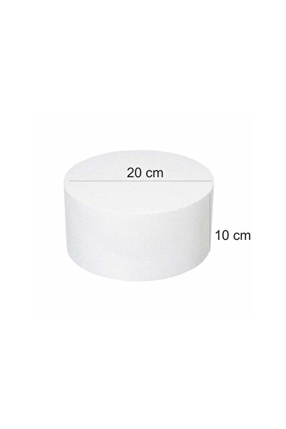 strafor parti dünyası strafor maket pasta 20*10 cm