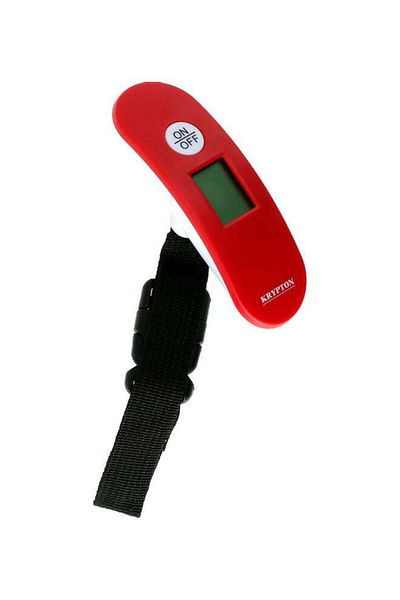 KRYPTON Compact Digital Travel Scale – 40kg Max, Lcd Display, Lightweight Abs Construction