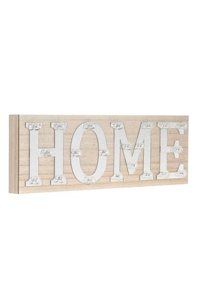 SyaMAG Lumină decorativă cu LED, culoare naturală, model pentru casă, 44x3x14cm, alimentată cu baterii