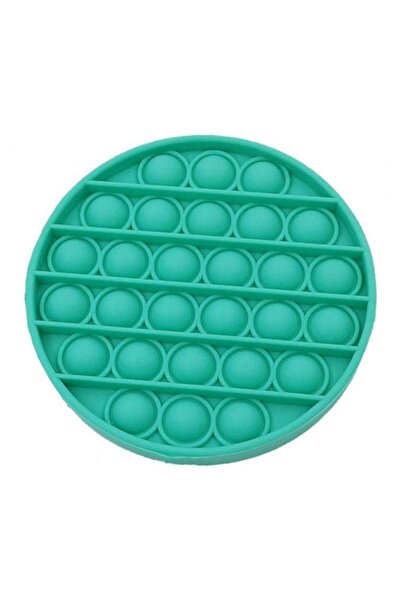 SIKS ® Jucărie senzorială antistres Pop It Now din silicon, pentru copii, impermeabilă, formă rotundă, verde