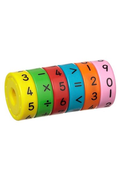 SyaMAG Cilindru Magnetic Aritmetic, Multicolor, 3x6 cm, Operatii Matematice