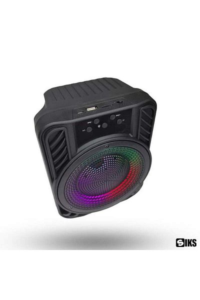SIKS Bluetooth speaker 4″ LED RGB SIKS, GTS-1547, Black