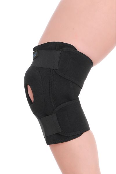 Rebirth Medikal Hinged Knee Pad |   Aluminum Side Support |   Neoprene Fabric |   Postoperative – Ligament Injuries