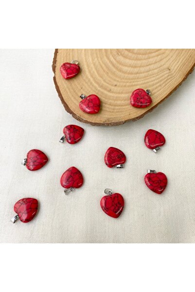 Vipfoni قلادة وسلسلة من الحجر الطبيعي على شكل قلب من حجر هافليت