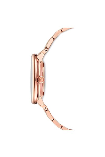 Swarovski Crystal Crystalline Chic Metal Rose Gold-tone White Watch 5544590