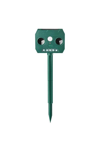 SIKS Ultrasonic Device, Anti Wild Animals, Anti Rodent, Solar Rechargeable Battery, 2 Working Modes