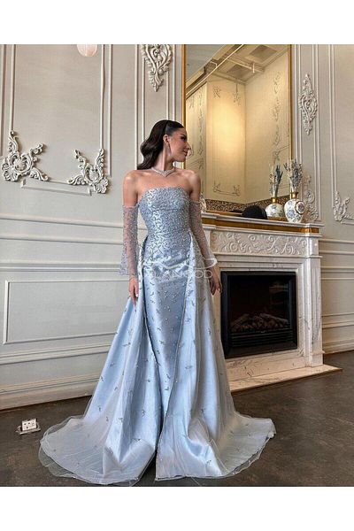 ALANOOD FASHION فستان الجوهرة: الأناقة والتميز مع خامة ملكية وتطريز سماوي فاخر - احصلي عليه الآن!