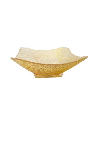 Dinçkan 6-Piece Glass Bowl & Snack Bowl / 15 Cm-Yellow