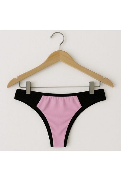 enmodaiçgiyim Chiloți tanga pentru femei Dusty Pink