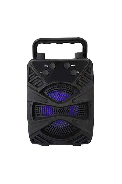 SIKS Phone Holder Speaker, 3″ Bluetooth Audio KTS1337, LED, FM Radio, MP3, USB and TF Card Support