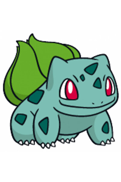 INOVATIX Set de 8 autocolante Pokemon Bulbasaur pentru copii, INOVATIX®. 6 cm