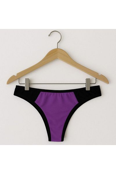 enmodaiçgiyim Chiloți tanga violet pentru damă