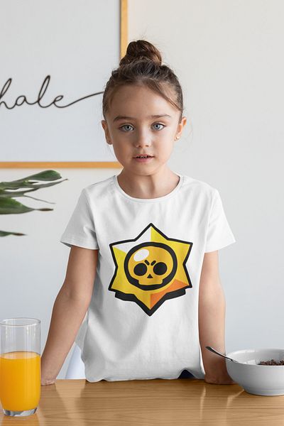 SEVBANO Tricou pentru copii Brawl Stars imprimat unisex pentru jocuri (vârste 1-12)