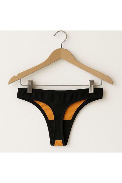 enmodaiçgiyim Orange Women's Thong Panties