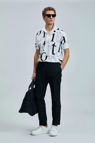 Lufian Glen Chino Slim Fit Trousers 111190336