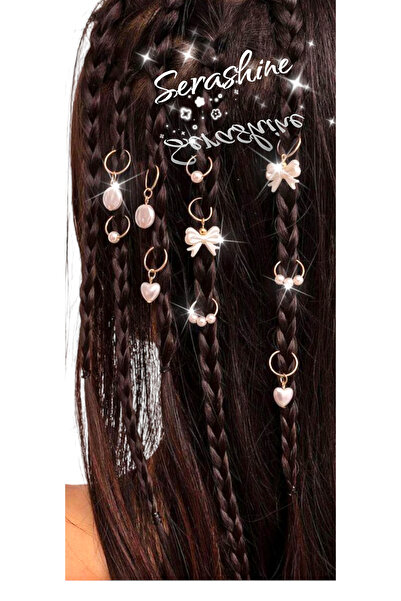 Serashine Пръстен за коса и украшение за коса с панделка, различни стилове, Y...