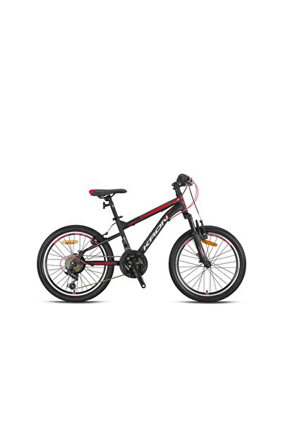 Kron VORTEX 4.0 - 20 MTB - 11' - 7 Vites - V.B. - Mat Siyah-Gri/Kırmızı