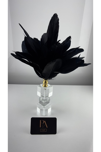 Palpe Kristal Kartal Tüy Dekoratif Obje Biblo Süs Eşya Salon Aksesuar Sehpa M...